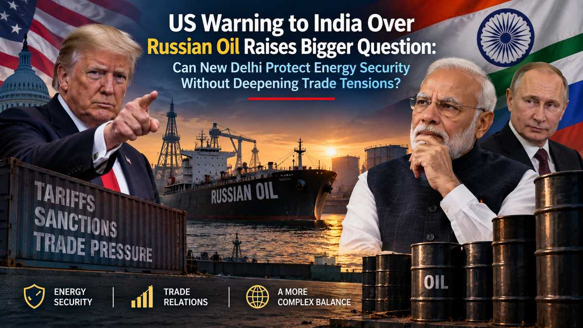US Warning to India Over Russian Oil Raises Bigger Question: Can New Delhi Protect Energy Security Without Deepening Trade Tensions?